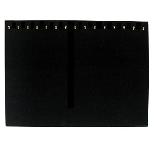 Black Velvet Jewelry Necklace Display Stand with 15 Hooks - Perfect for Necklace Organizer, Jewelry Store Display, and Home Decor