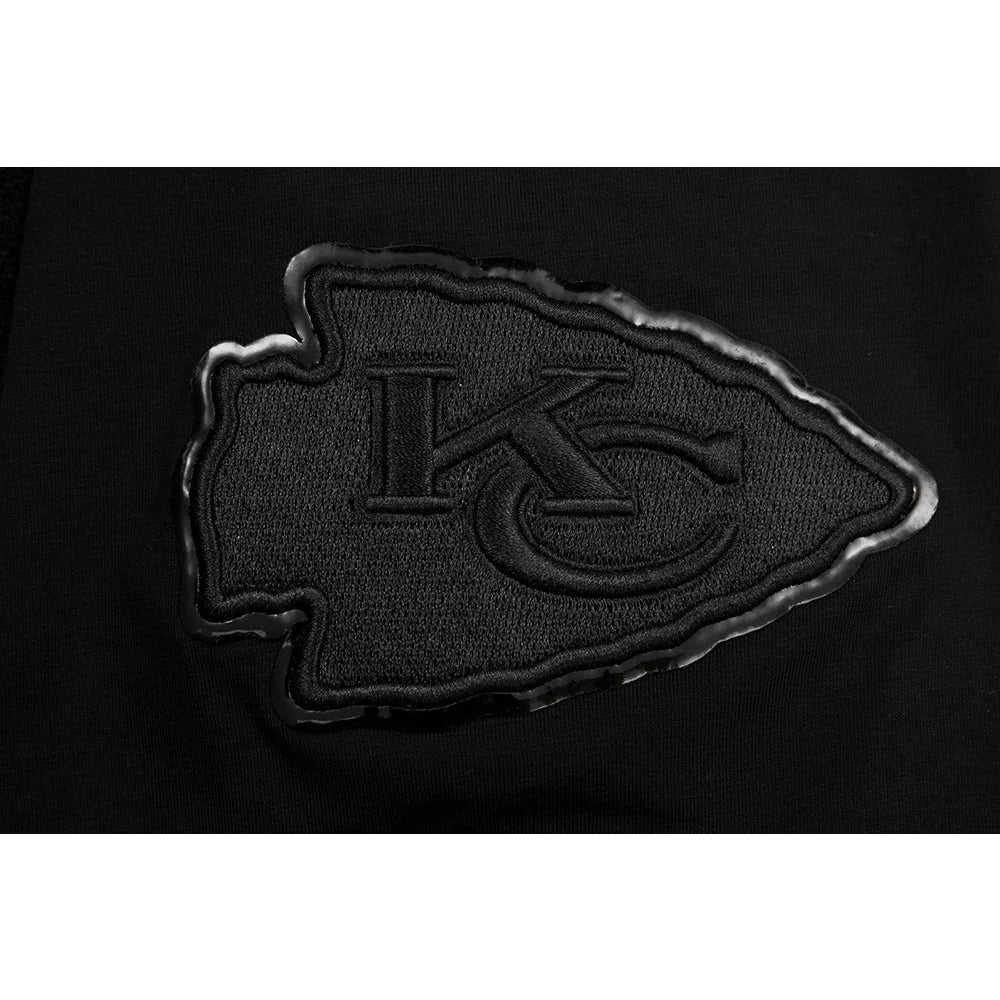 Men's Kansas City Chiefs Triple Black Short Sleeve T-Shirt - NFL Football Fan Apparel for Game Day, Tailgating & Casual Wear