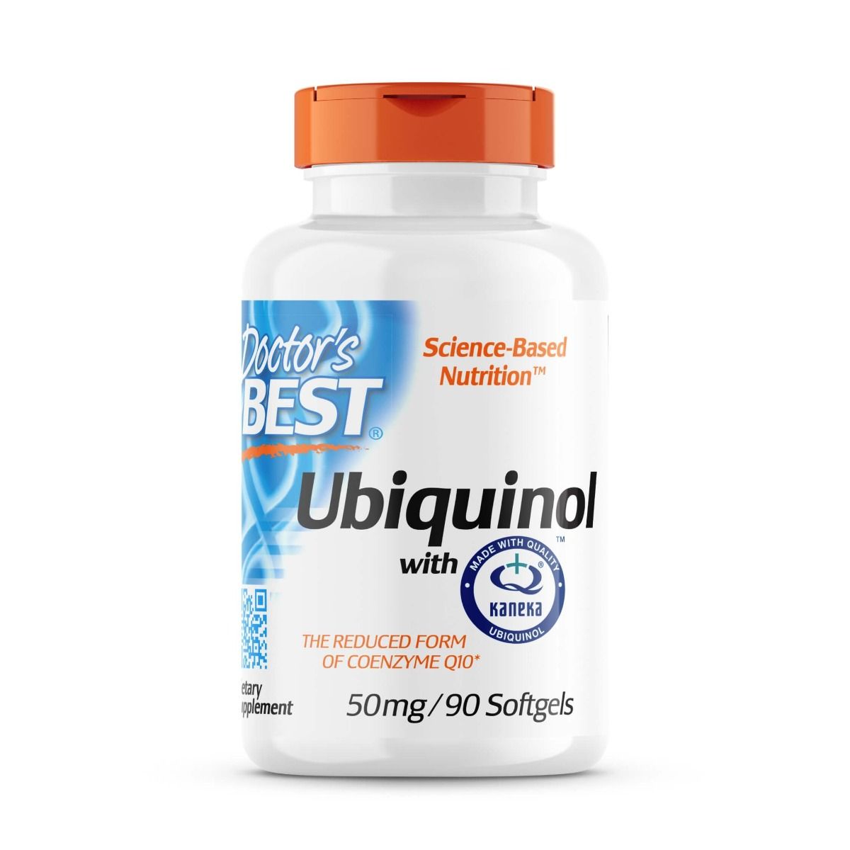 Doctor's Best Ubiquinol with Kaneka Q10 50mg - 90 Softgels for Heart Health & Energy Support - Supports Cardiovascular Wellness & Cellular Energy Production