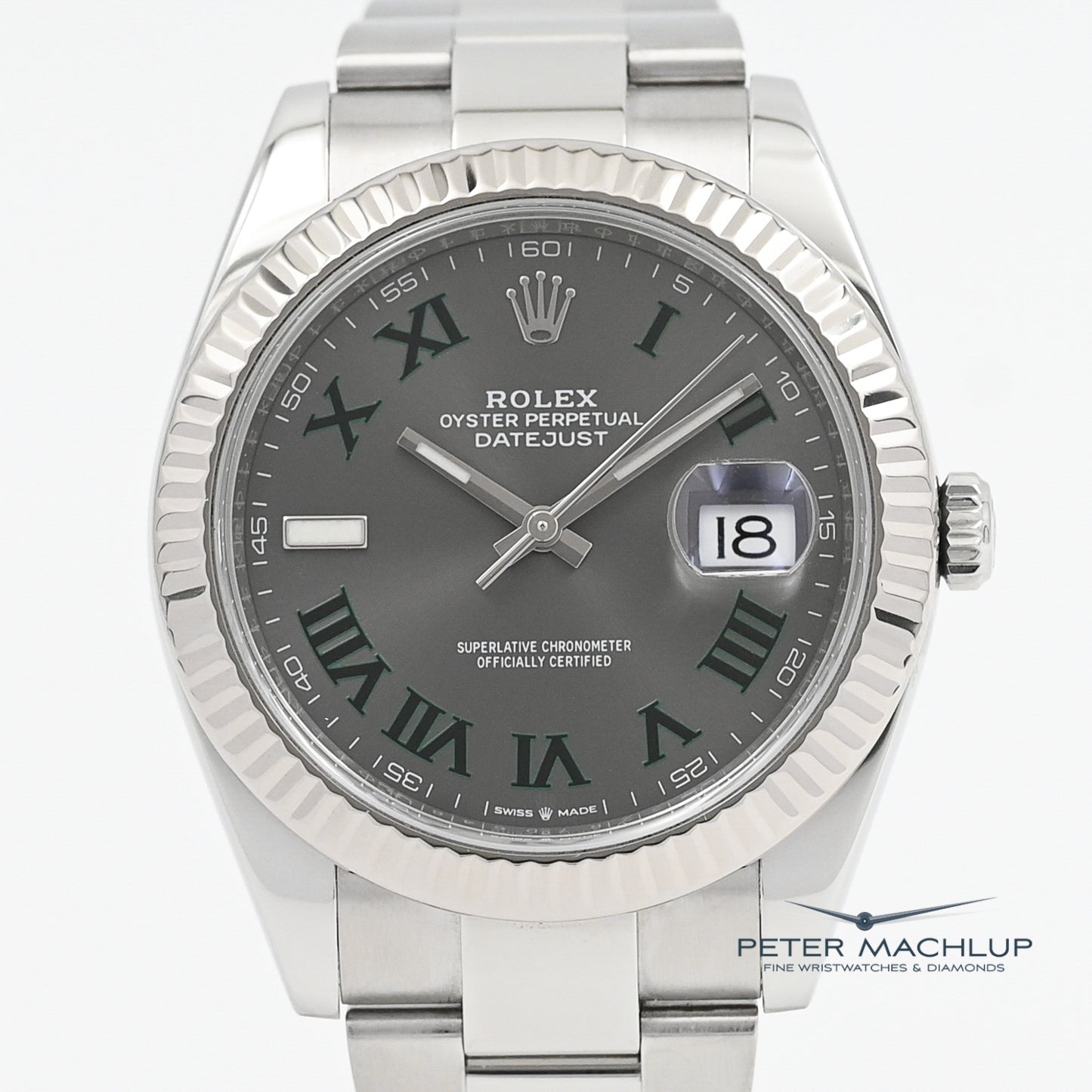 Rolex Datejust 41 Stainless Steel Watch - 2018 Model - Luxury Automatic Men's Timepiece - Perfect for Business, Formal Events & Special Occasions