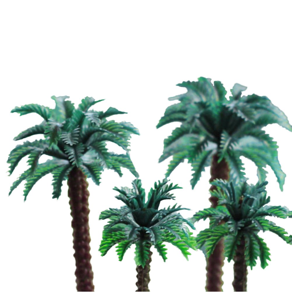 Miniature Coconut Palm Tree for Dollhouse Decor - Perfect for DIY Dollhouse Scenery, Fairy Gardens, and Miniature Landscapes