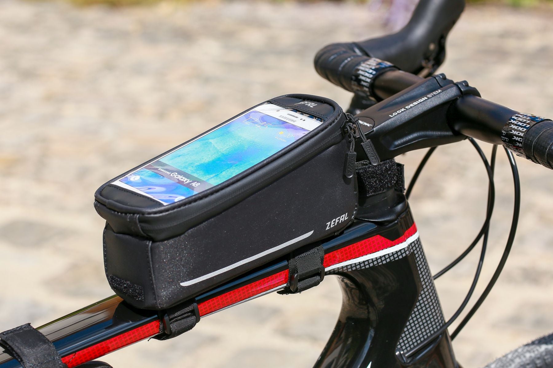 Zefal Console Pack T1 Top Tube Bike Bag - Waterproof Cycling Storage for Phone, Keys & Essentials - Perfect for Mountain Biking & Road Cycling Adventures