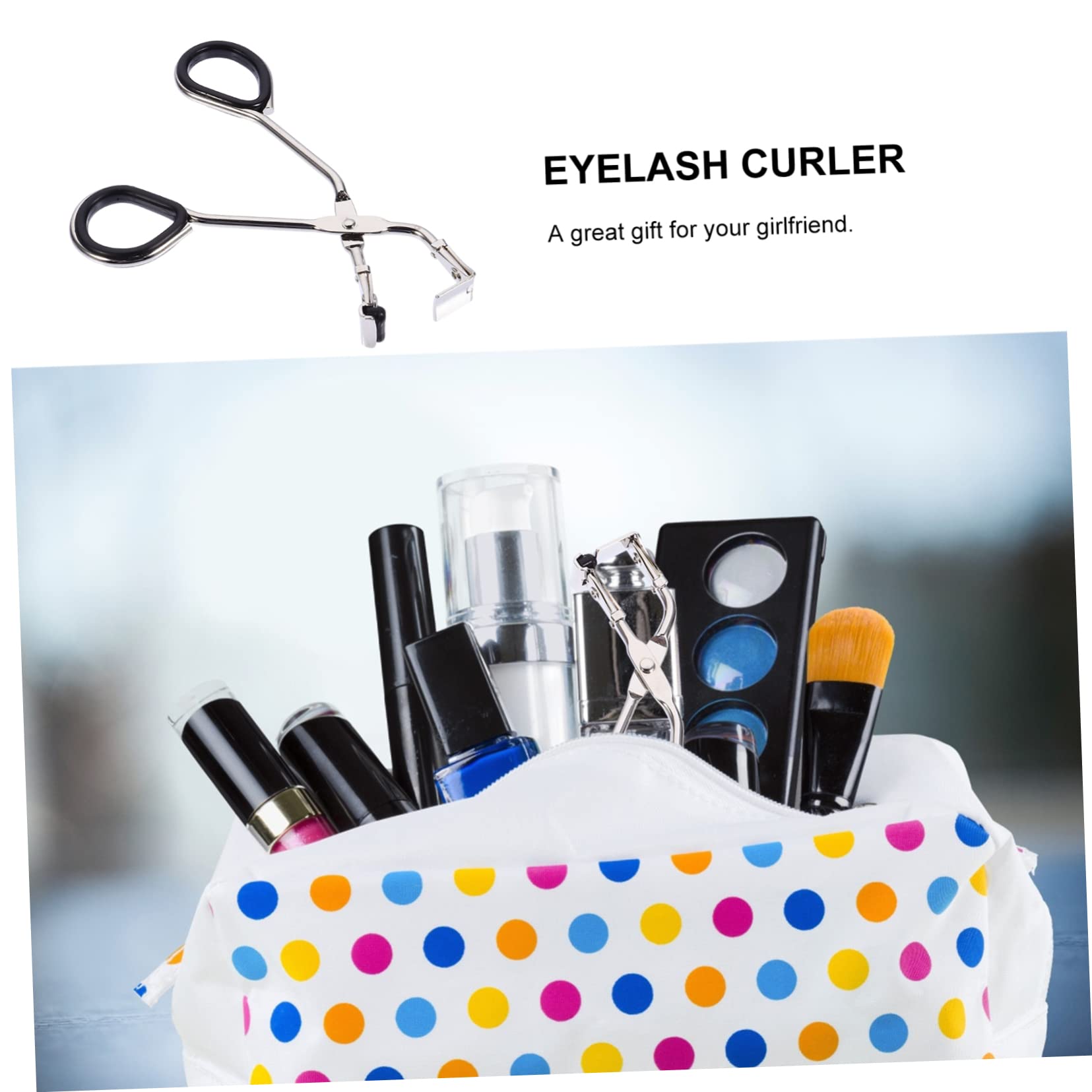 FOMIYES 3 Sets False Eyelash Curler Tools with Silicone Pad - Professional Eyelash Extension Clips for Easy Makeup Application - Perfect for Salon, Home Use & DIY Lash Lifting