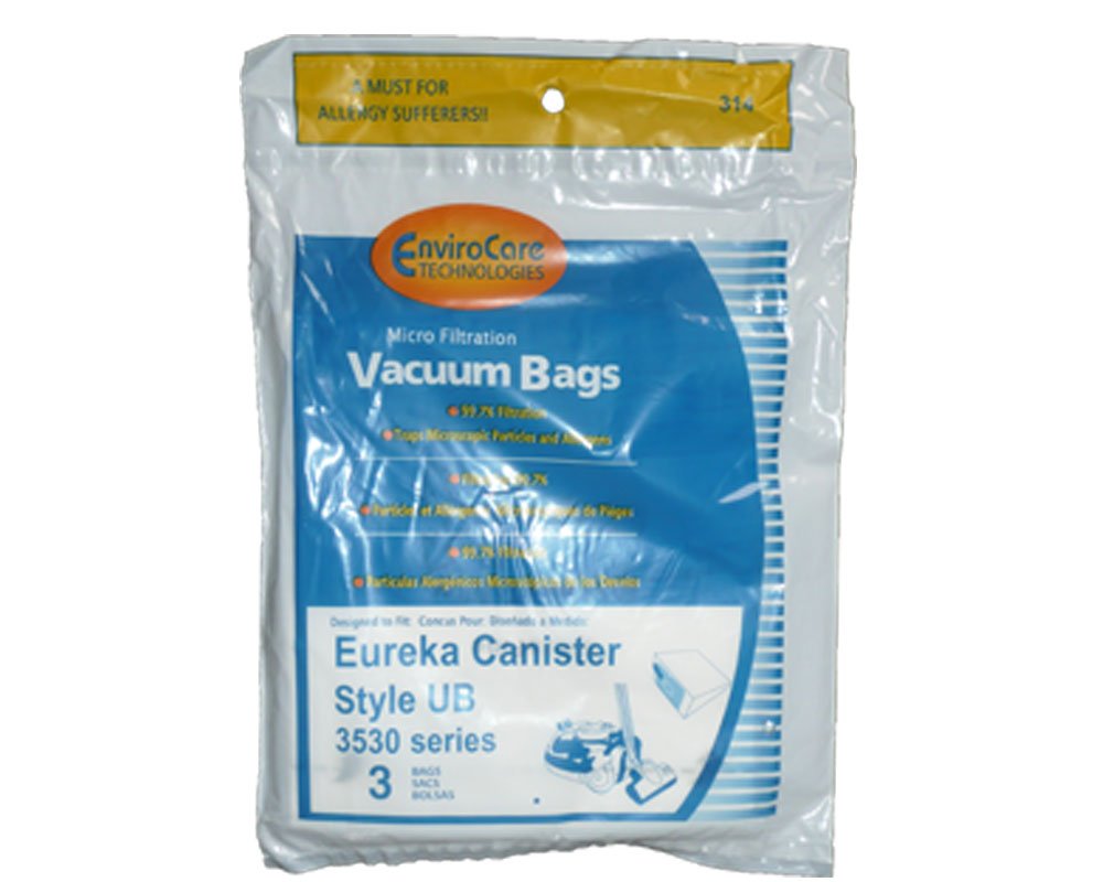 9 Eureka UB Ultra Boss Allergy Canister Vacuum Bags (61240-12, 3530A) - Compatible with Ultra Boss Vacuum Cleaners - Perfect for Pet Hair, Dust & Allergen Removal in Homes & Offices