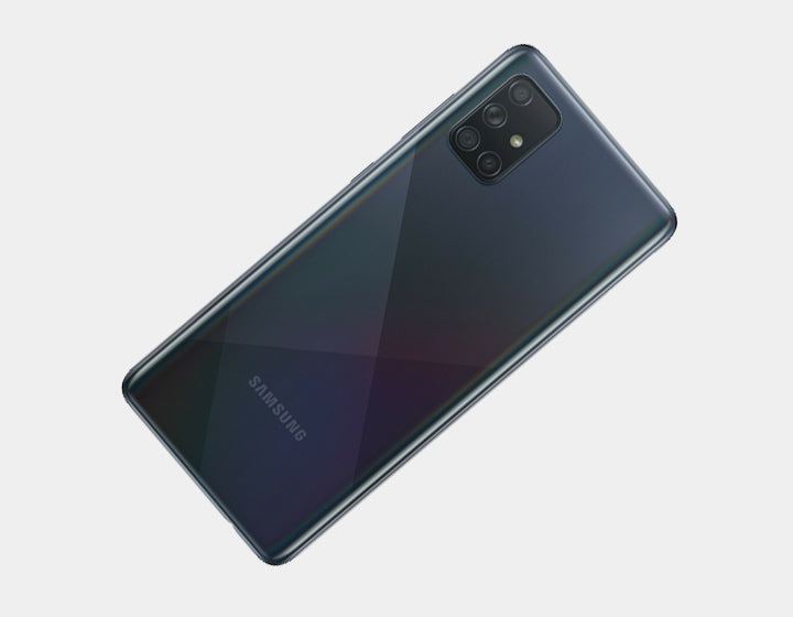Samsung Galaxy A71 A715F 128GB 8GB RAM Dual SIM GSM Factory Unlocked Smartphone (Black) - Perfect for Travel, Business & Everyday Use