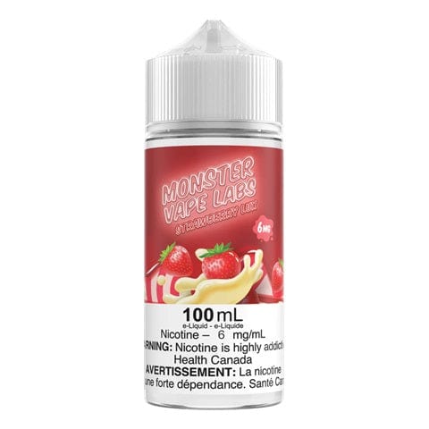 Strawberry Lux Monster Vape Labs E-Liquid 100mL - Premium Vape Juice for Smooth Flavor & Cloud Chasing | Perfect for Vaping Enthusiasts & Sub-Ohm Tanks