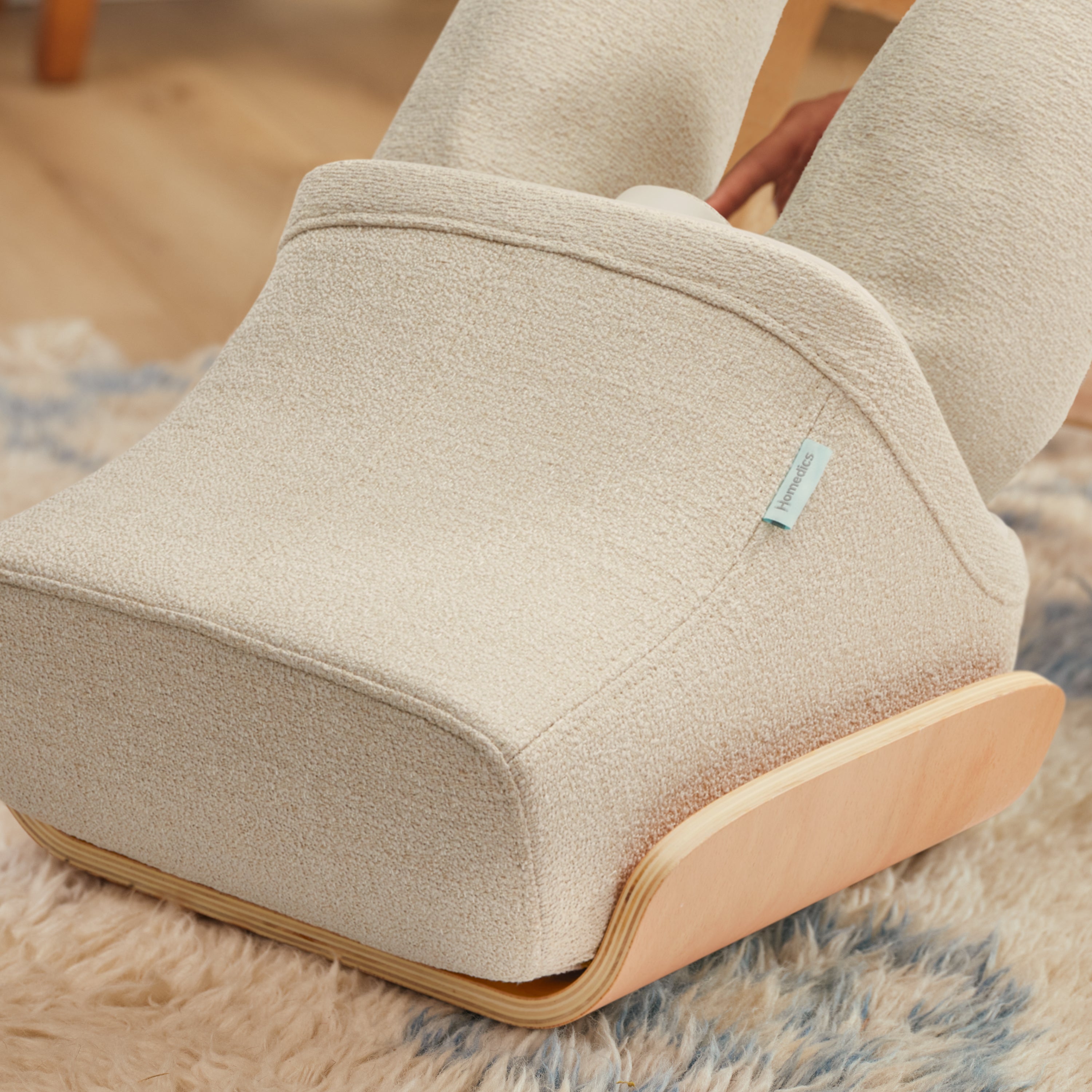Premium Compression Foot & Calf Massager for Pain Relief & Circulation - Ideal for Athletes, Office Workers & Travelers