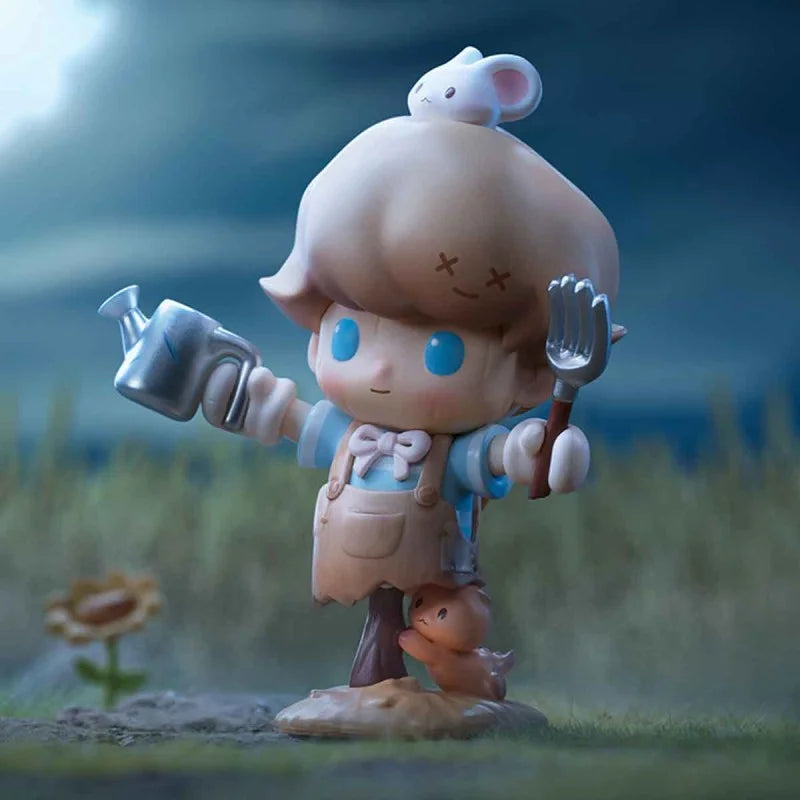 Dimoo No One's Gonna Sleep Tonight Series Collectible Action Figures - Cute Anime Character Model for Display, Gift & Home Decor