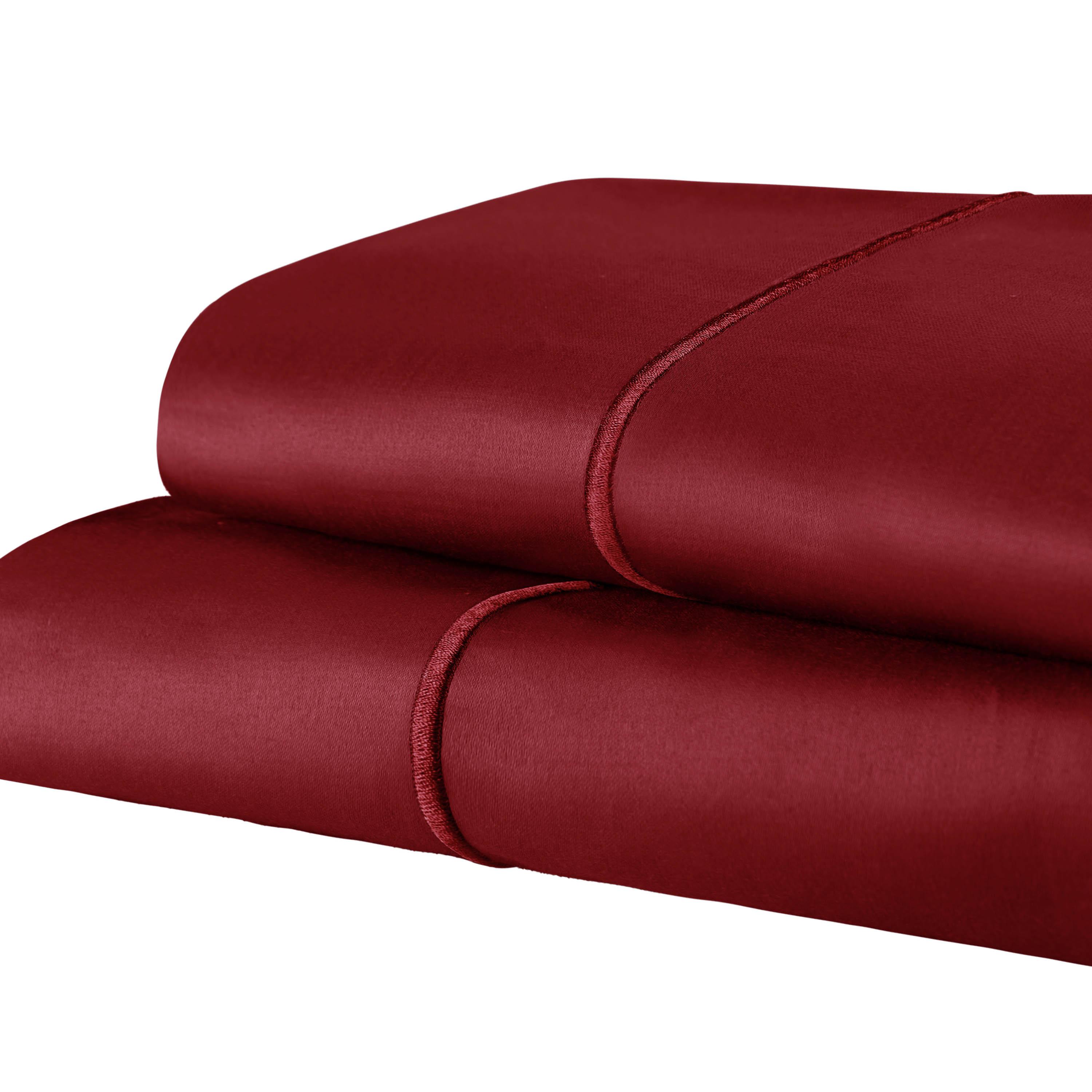 Premium 1500 Thread Count 100% Cotton Marrow Stitch Pillowcase Set - Ultra Soft & Breathable Bedding for Side Sleepers & Hot Sleepers - Perfect for Master Bedroom, Guest Room & Luxury Hotels