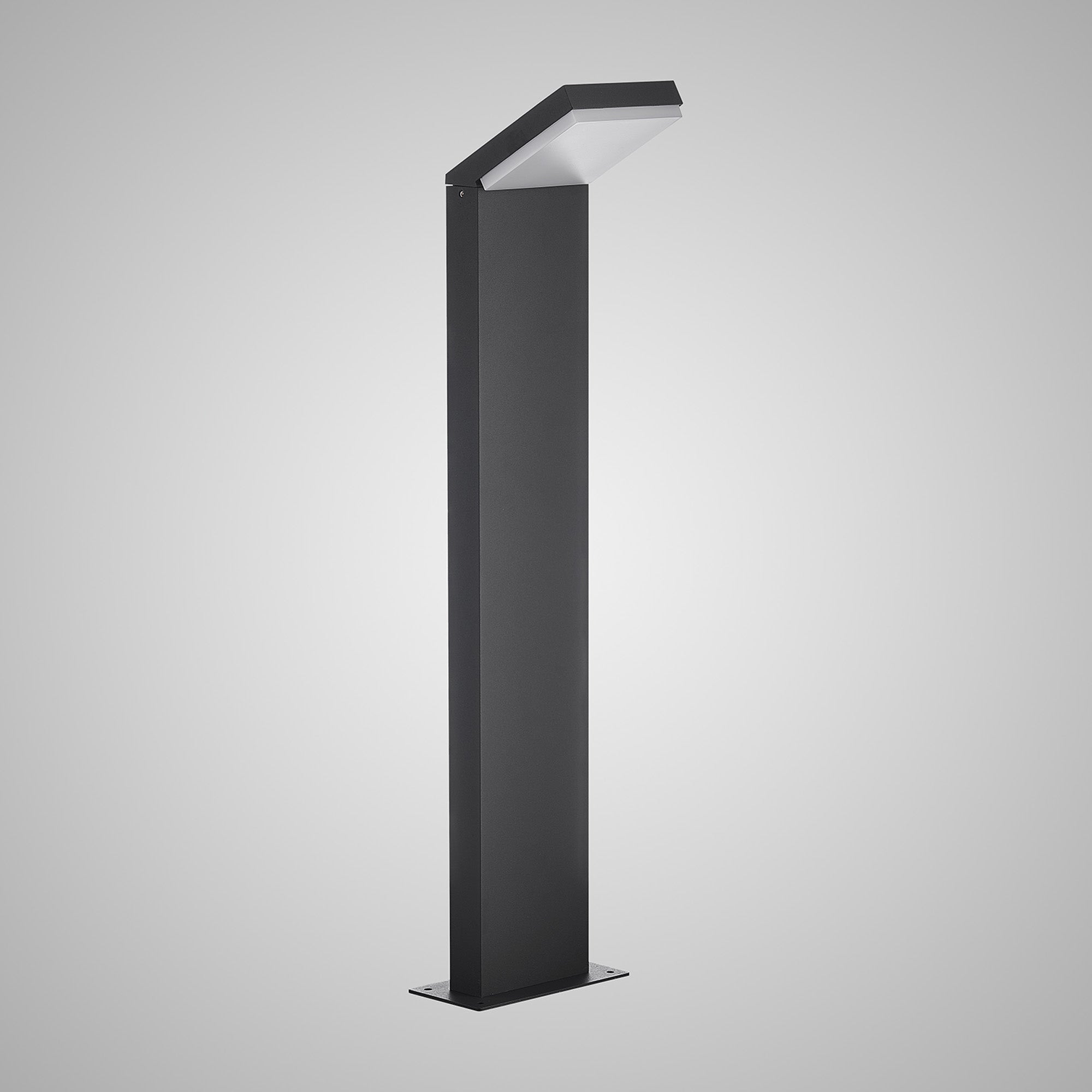 12W LED Alpine Bollard Light - 3000K Warm White, 1020 Lumens, IP65 Waterproof, Anthracite Finish - Perfect for Garden Pathways, Driveways, and Outdoor Landscape Lighting