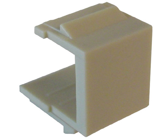 Blank Keystone Insert - Snap-In Filler Cover for Keystone Jacks | Network & Data Cabinet Organization | Perfect for Home & Office Wiring Projects