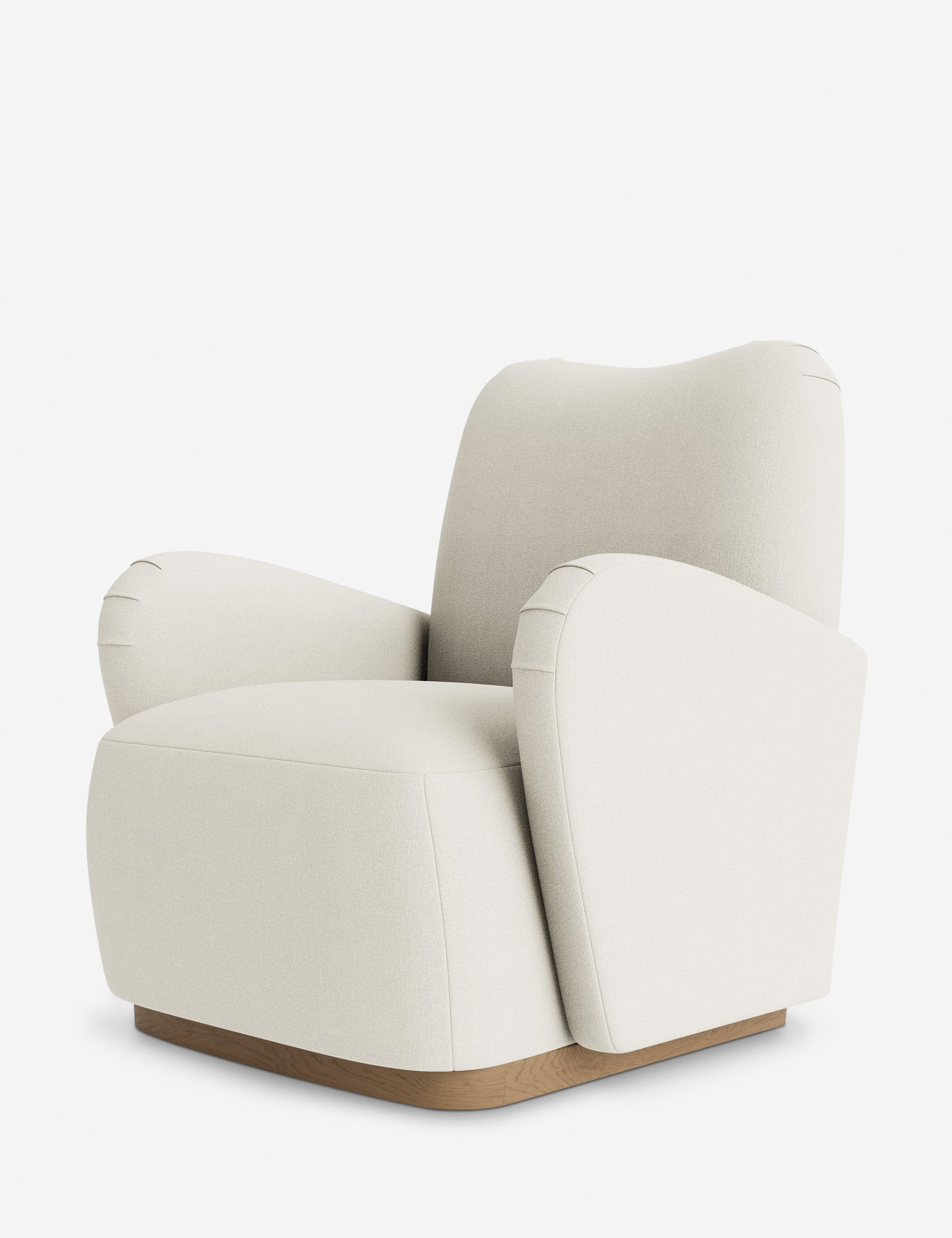 Bei Swivel Chair by DISC Interiors - Modern Office & Home Desk Chair with 360° Rotation - Perfect for Workspaces, Living Rooms & Reading Nooks
