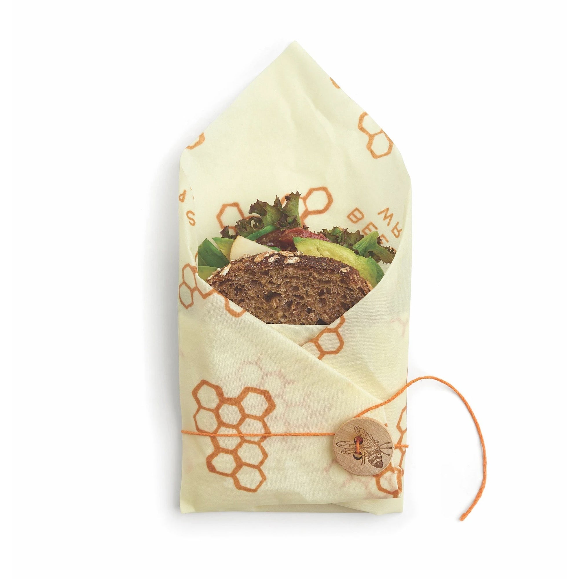 Eco-Friendly Beeswax Sandwich Wrap - Reusable Food Storage for Lunches, Picnics & Travel | Sustainable Alternative to Plastic Wrap
