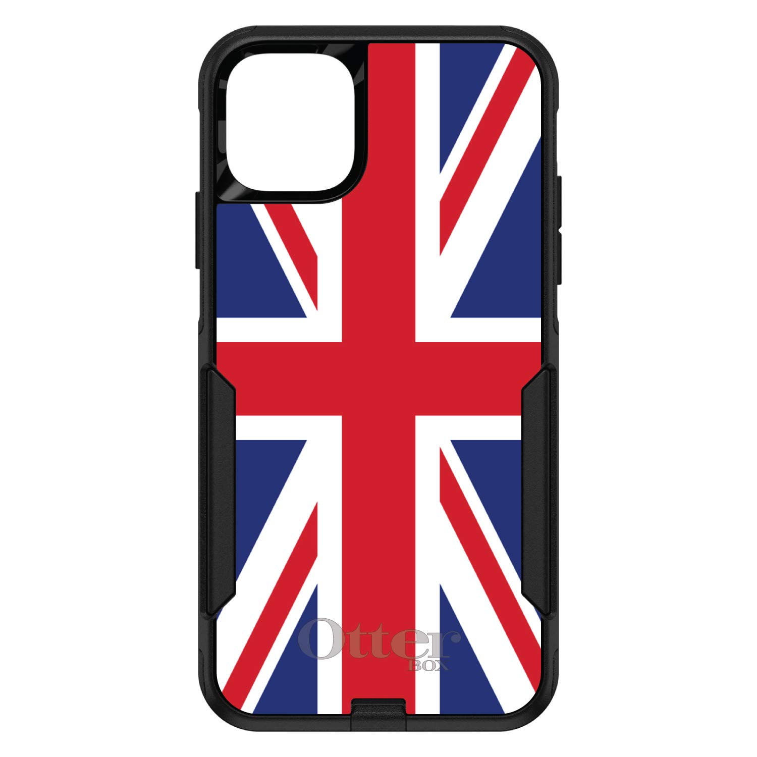 DistinctInk iPhone 12 Pro MAX Case (6.7 Inch) - Durable Protective Phone Cover with UK Flag Design | Replacement for OtterBox Commuter | Perfect for Travel, Work & Everyday Use | Show Your British Pride