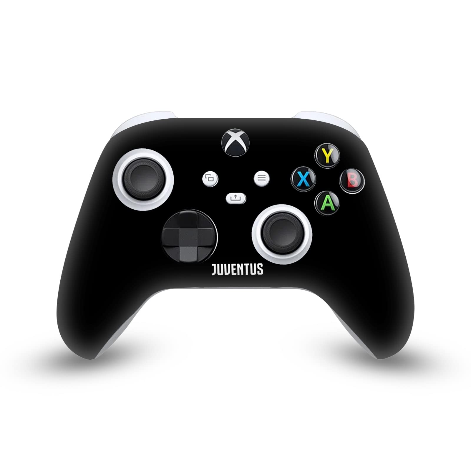 Officially Licensed Juventus FC Logo Vinyl Sticker - Compatible with Xbox Series X/S Controller | Gaming Skin Decal for Enhanced Grip & Style | Perfect for Football Fans & Xbox Gamers