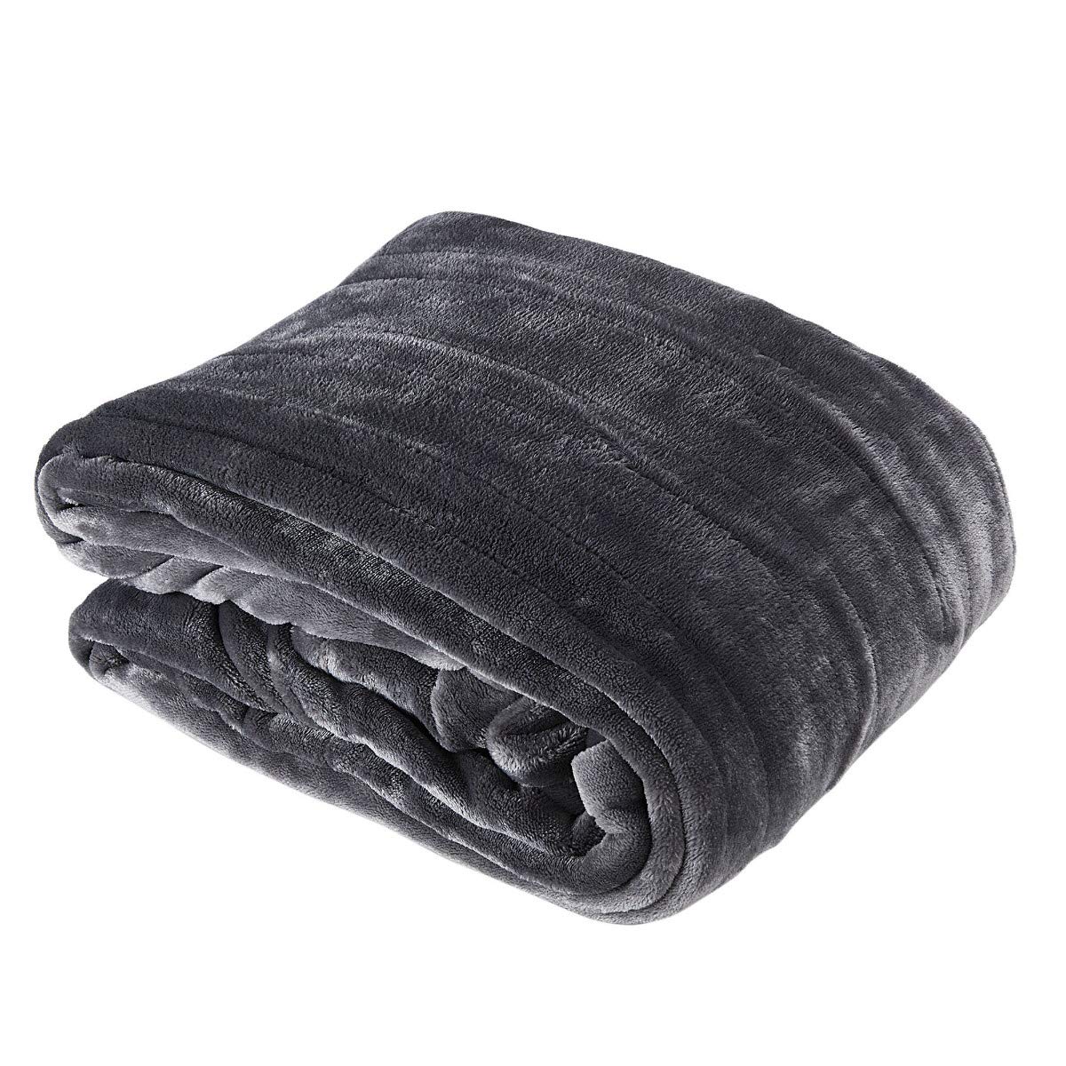 Westerly Electric Heated Blanket - Ultra Soft Fleece Throw with 3 Heat Settings, Machine Washable, Dark Gray - Perfect for Cozy Nights, Winter Warmth & Home Relaxation