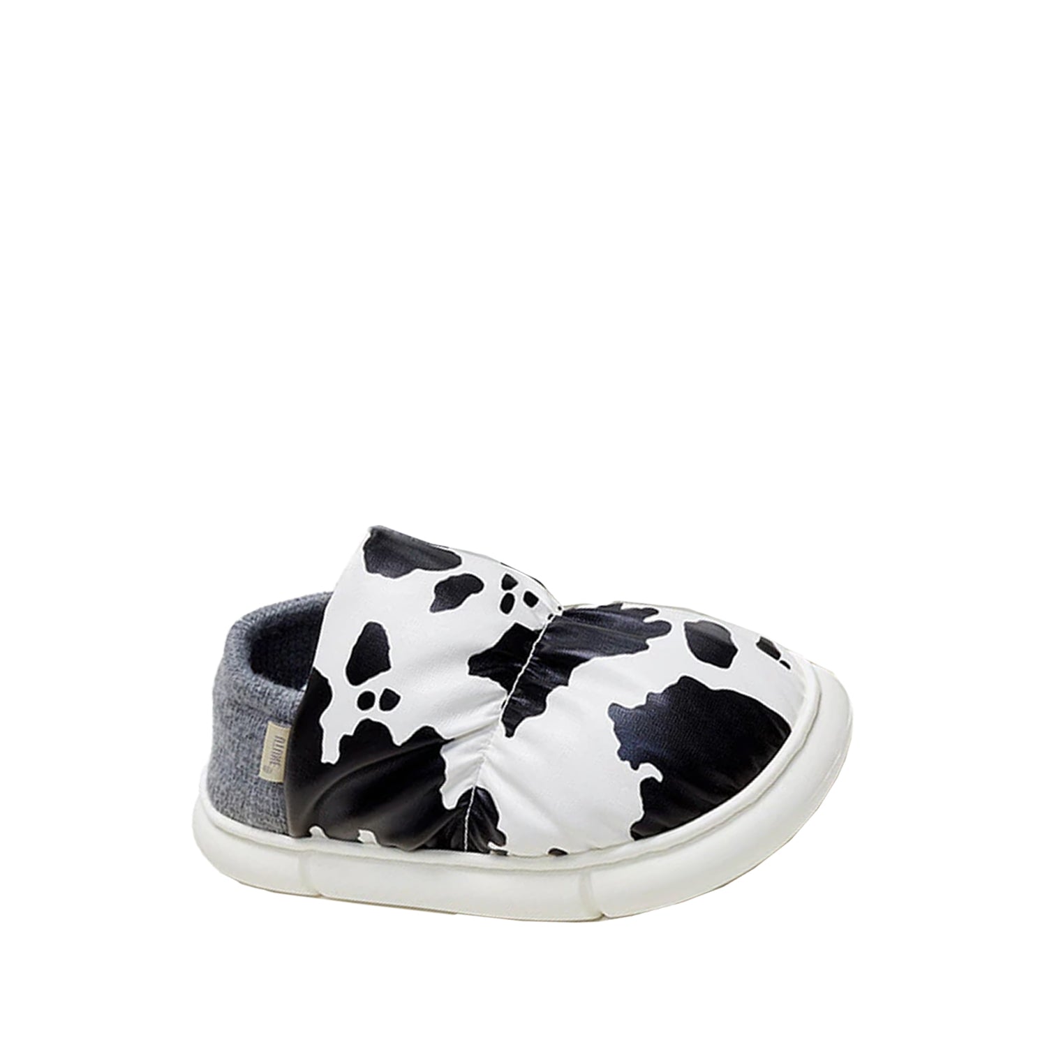 FLOOF Unisex Cow Print Pillow Slippers - Soft Plush House Shoes for Men & Women - Perfect for Indoor Comfort, Lounge Wear, and Cozy Relaxation at Home