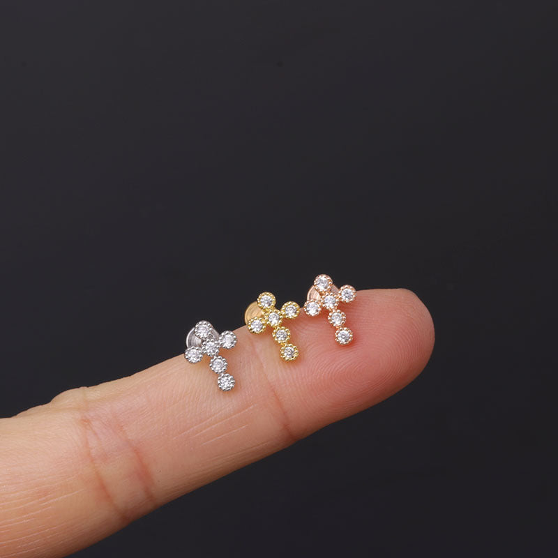 16G Evil Eye Infinity Helix Tragus Piercings - Stainless Steel Cartilage Earrings for Women | Perfect for Daily Wear, Parties & Gifts