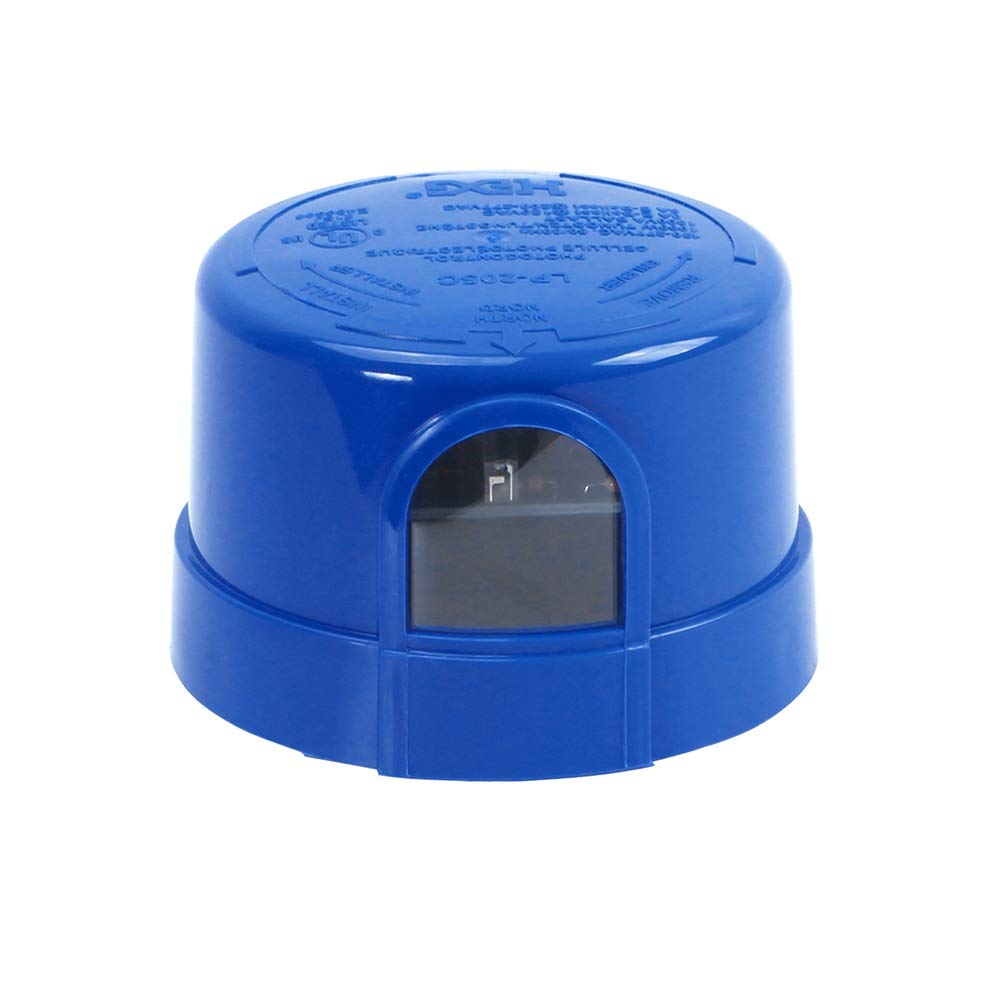 1 Pack Photocell Sensor Switch for Outdoor Lights - Auto On/Off Dusk to Dawn Light Control with Twist Lock - Ideal for LED Street Lights, Barn Lights, Parking Lot & Area Lighting (Weatherproof & Energy Efficient)