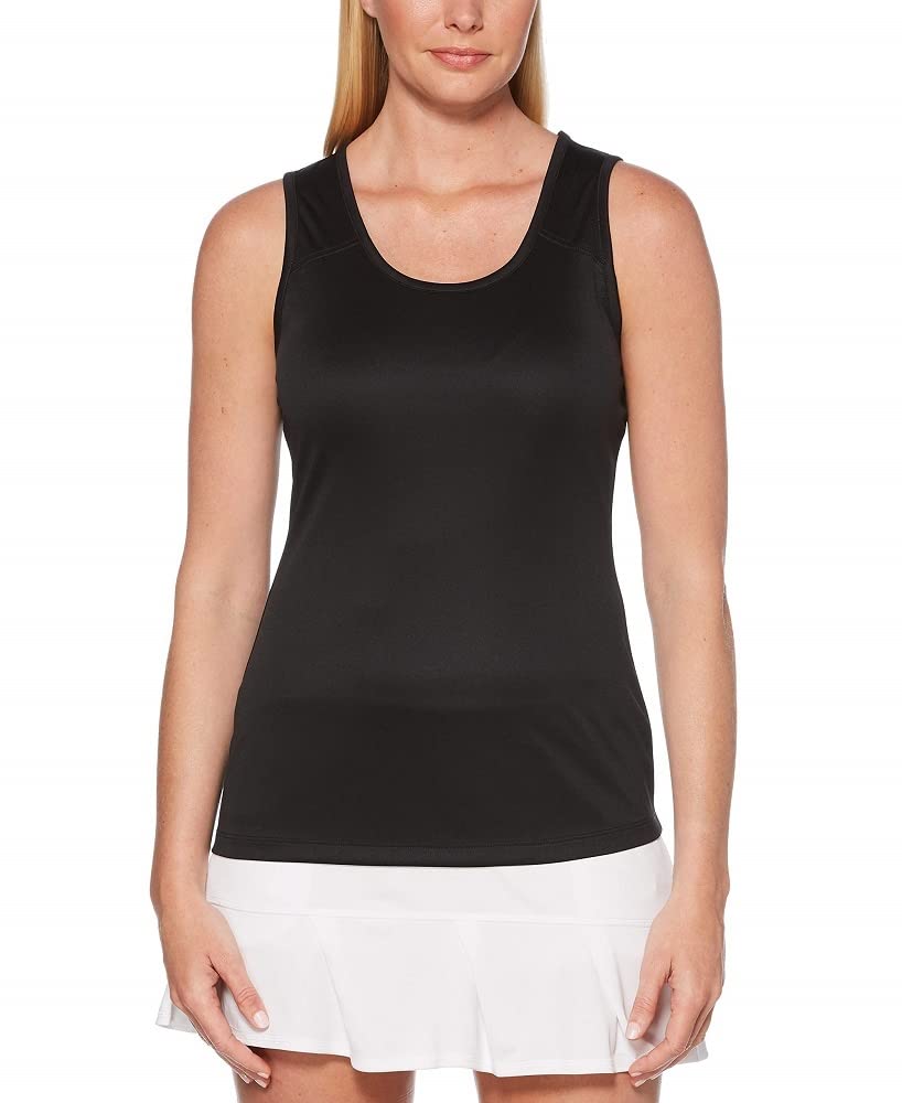 Grand Slam Women's Sleeveless Keyhole Back Tank Top - Breathable Workout Shirt for Tennis, Yoga & Summer Fashion