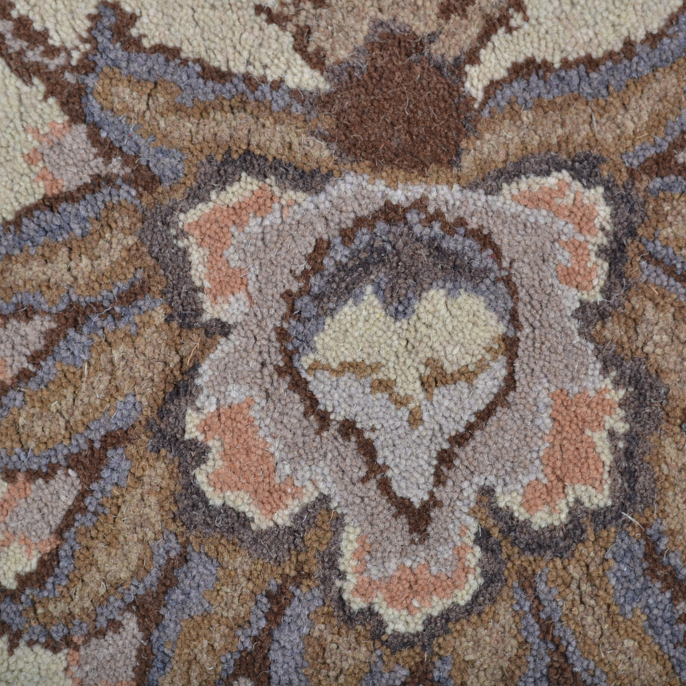 Premium Hand Tufted Rhododendron Floral Area Rug - Soft Non-Slip Living Room Bedroom Decor - Perfect for Boho Home, Nursery & Office Spaces