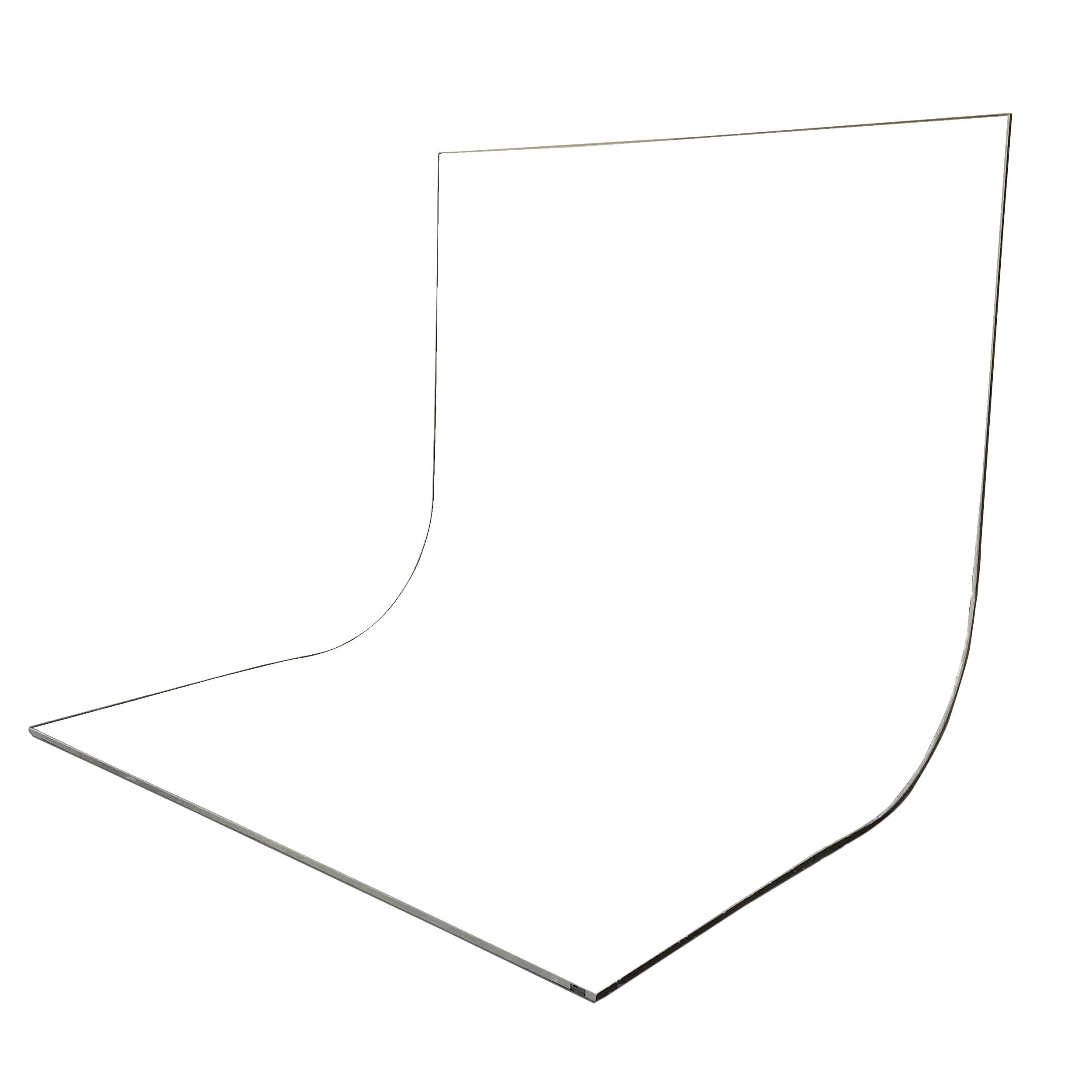 White Fabric Skin for EasiFrame Curve Portable Studio Cyclorama System - Replacement Cover for Photography Backdrop | Perfect for Product Shoots, YouTube Videos & Professional Studio Setups