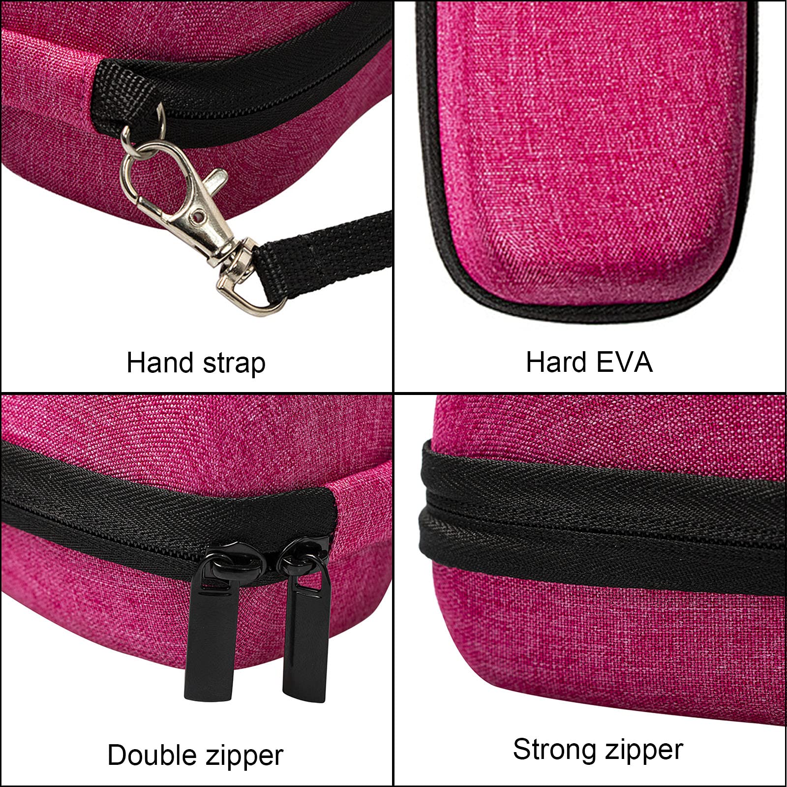 Women's Electric Shaver Travel Case - Waterproof Protective Pouch Organizer for Panasonic ES2207P & Other Shavers - Perfect for Travel, Gym & Home Storage