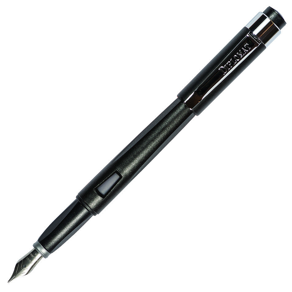 Diplomat Magnum Fountain Pen - Crow Black - Premium Writing Instrument for Calligraphy, Note Taking & Gift Giving