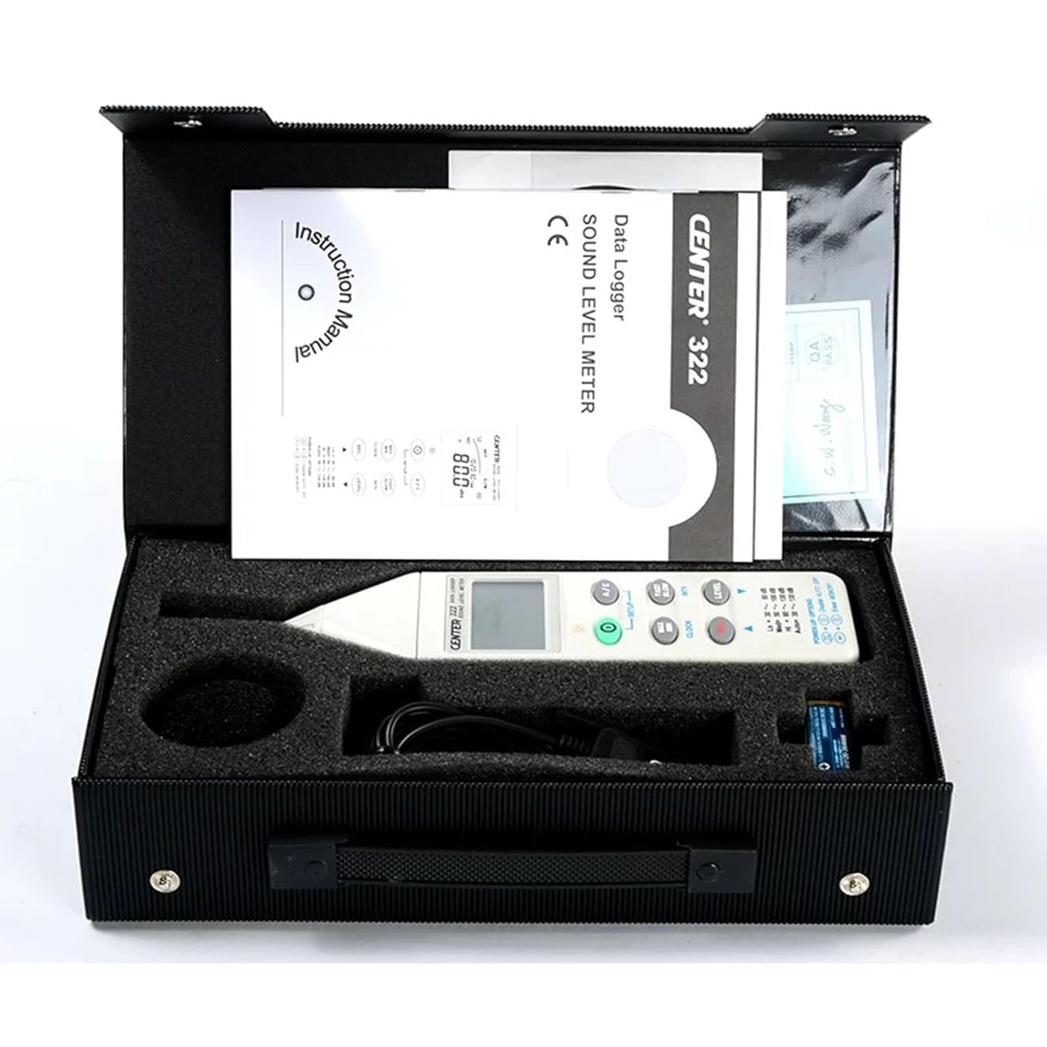 SSEYL CENTER322 Digital Sound Level Meter with Data Logger - Professional Noise Measurement Device for Industrial, Construction & Environmental Use