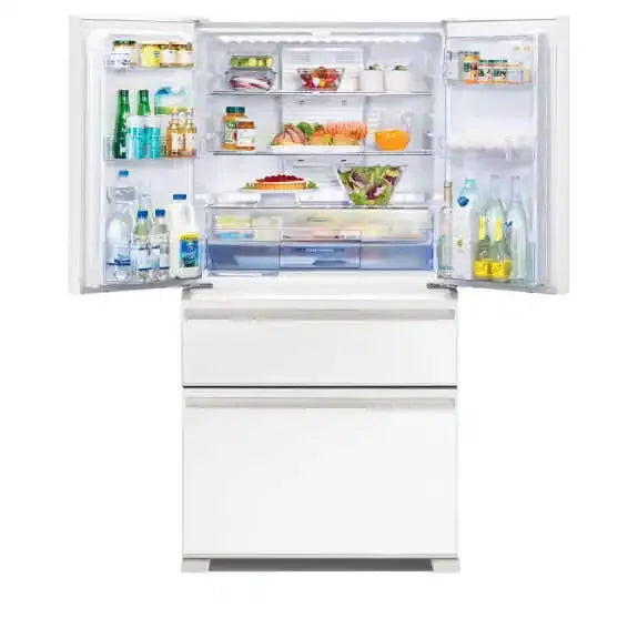 Mitsubishi Electric 564L French Door Refrigerator - Energy Efficient, Frost-Free, White | Perfect for Modern Kitchens & Large Families