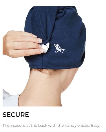Dock & Bay Quick Dry Hair Towel Wrap - Microfiber Hair Turban for Women & Men - Super Absorbent Hair Towel for Wet Hair After Shower, Swimming, Gym & Travel