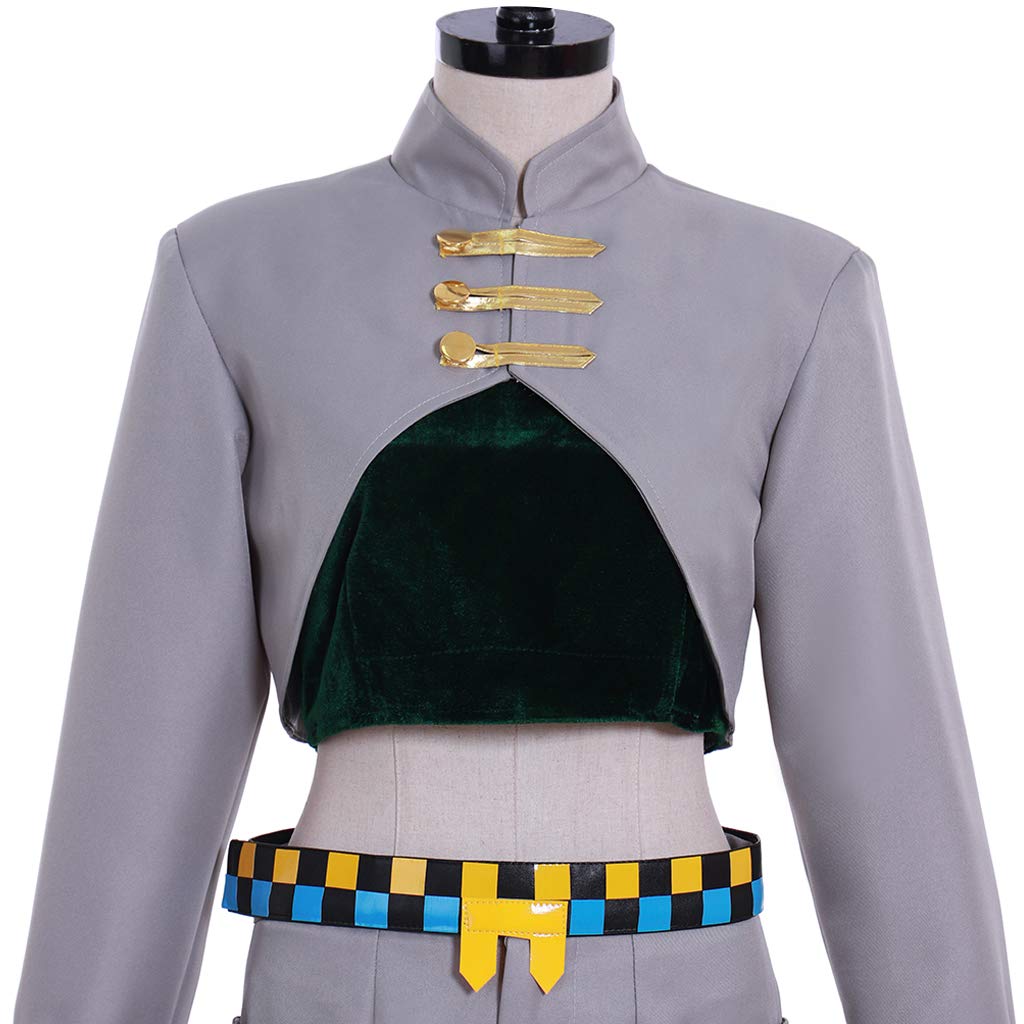 Rohan Kishibe Cosplay Costume for Men - Premium Anime Suit with Jacket, Pants & Accessories | Perfect for Halloween, Comic Con & Anime Events