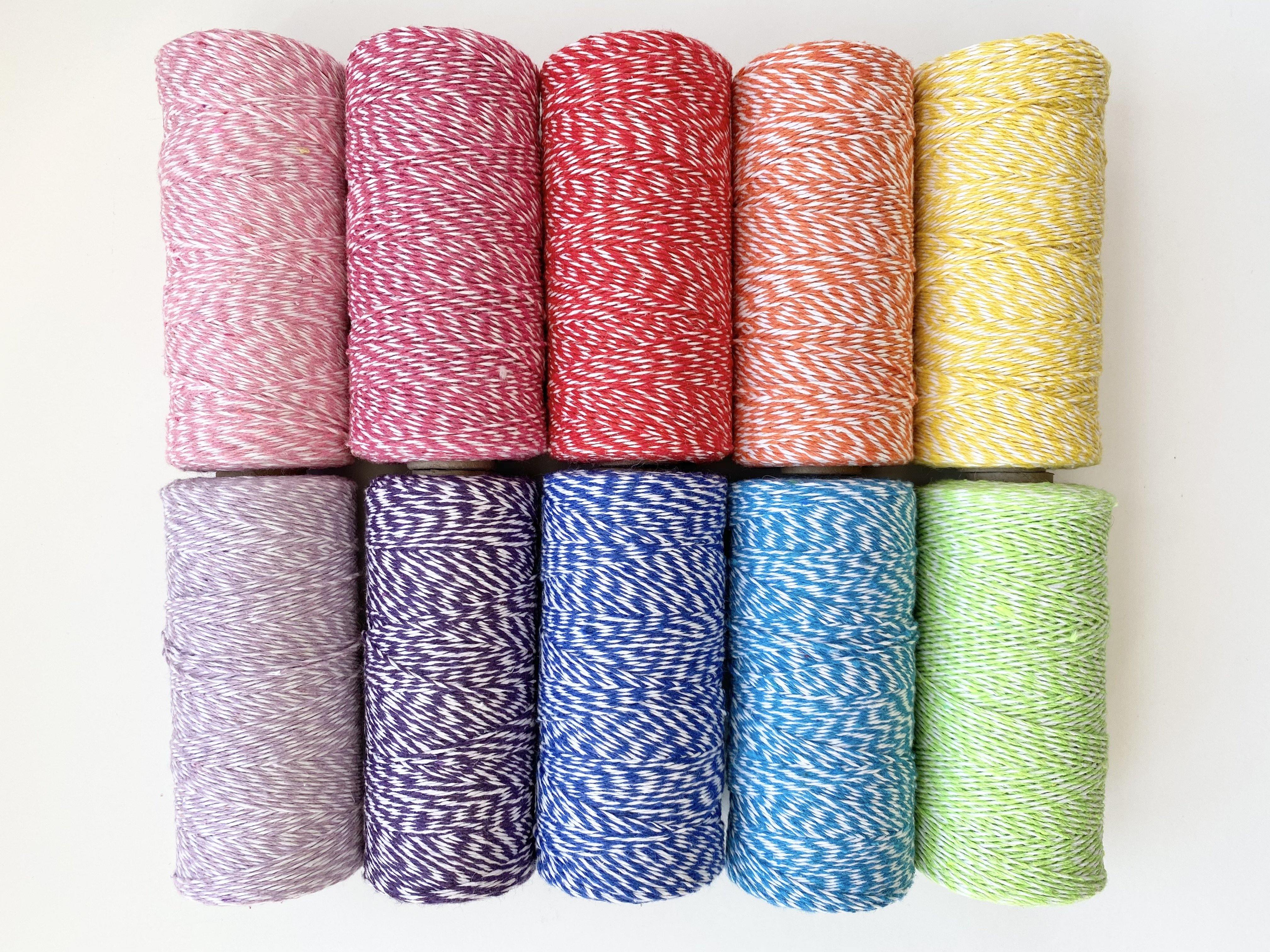 Premium Bakers Twine for DIY Garland Crafts - Natural Jute String for Holiday Decorations, Gift Wrapping & Scrapbooking