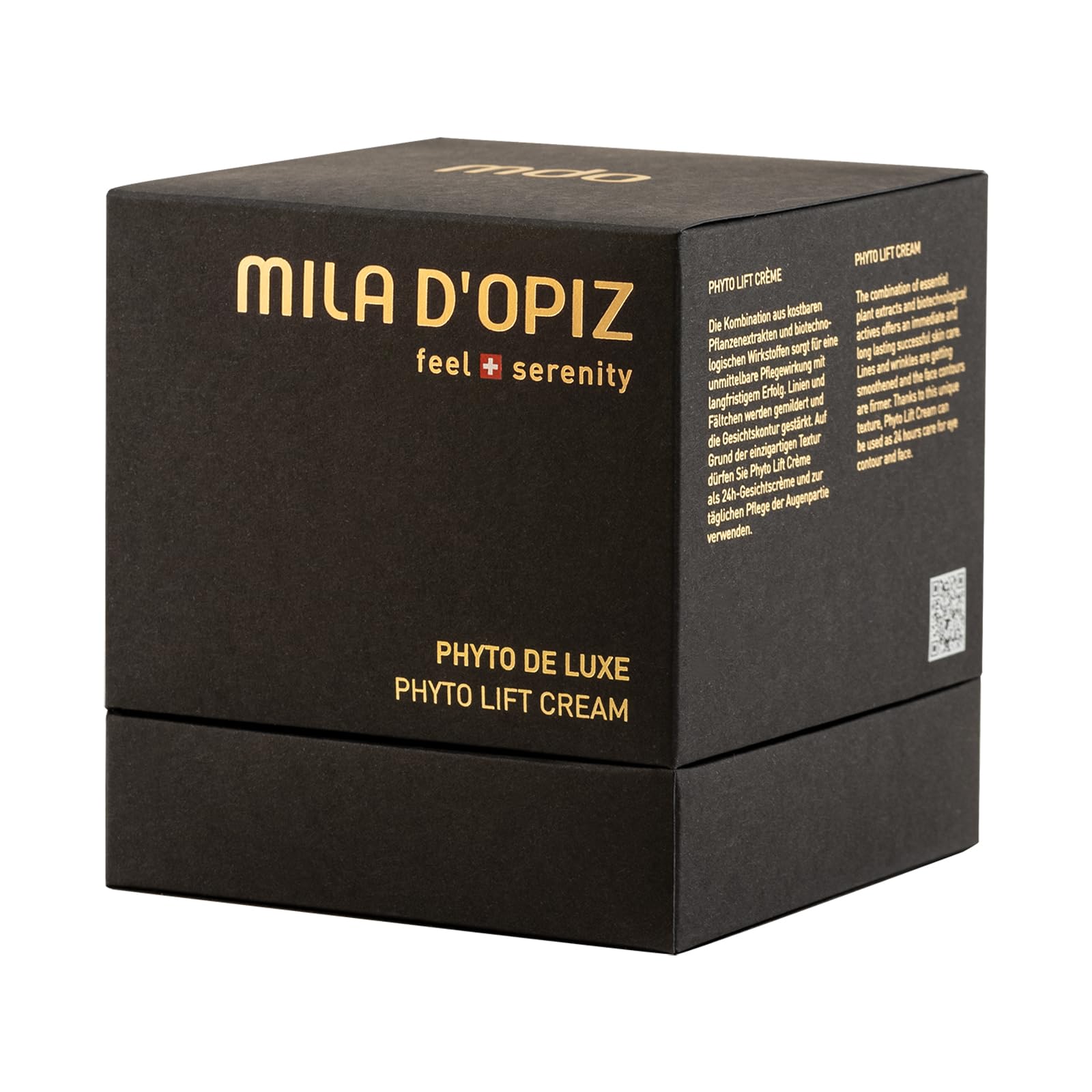 Mila d'Opiz Phyto De Luxe Lift Cream - Anti-Aging Face Moisturizer with Active Gold, Silk Extracts & Alpine Herbs - Hydrating & Firming Cream for Wrinkles - 1.69 oz - Perfect for Night Routine & Mature Skin Care