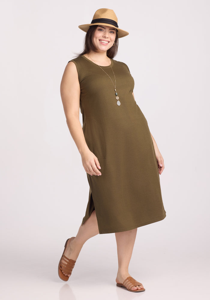Women's Merino Wool Cassie Dress - Soft, Warm & Stylish for Fall & Winter - Perfect for Work, Travel & Casual Outings