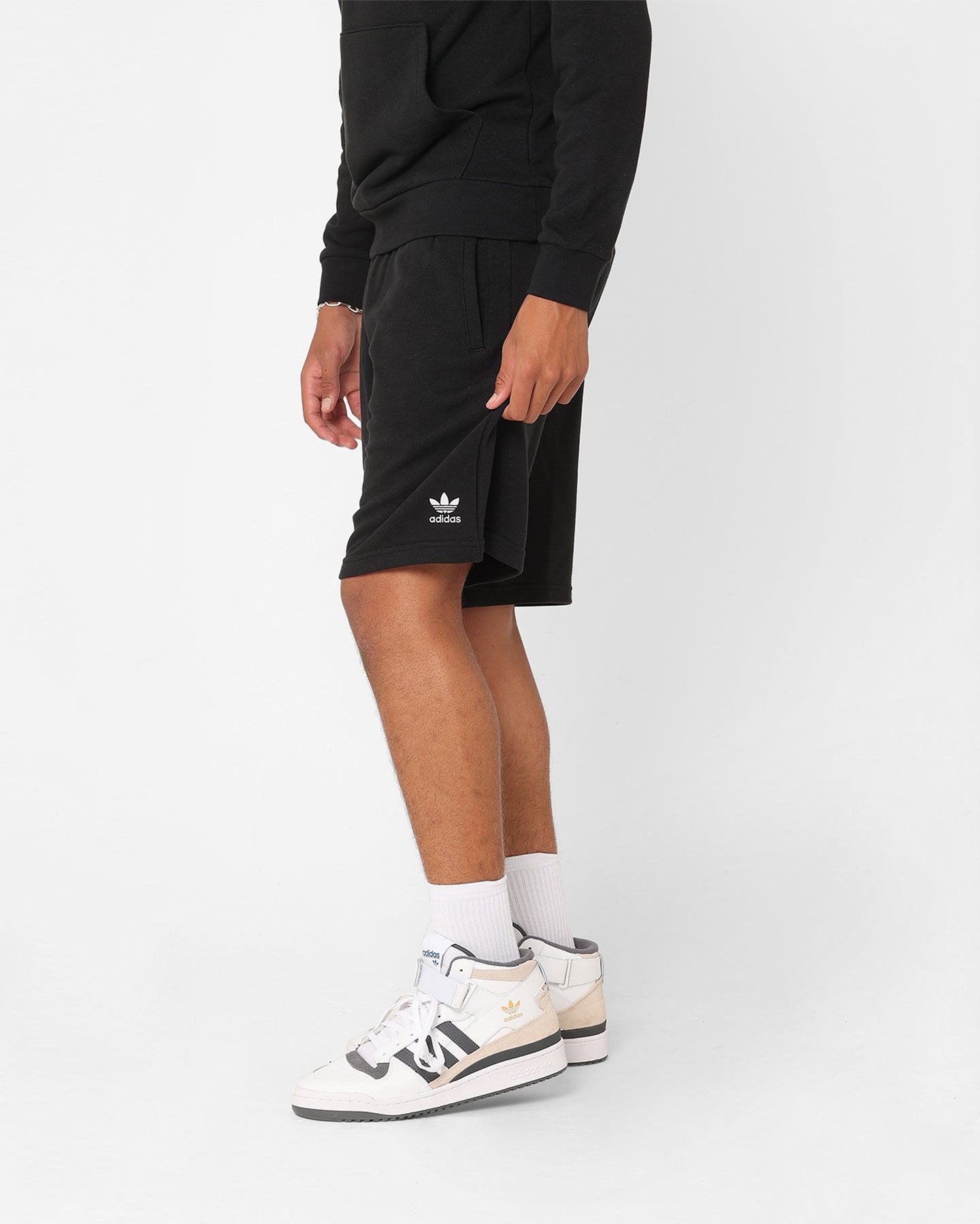 Adidas Essentials+ Hemp Shorts for Men - Comfortable Black Athletic Shorts with Breathable Fabric - Perfect for Running, Gym Workouts & Casual Wear