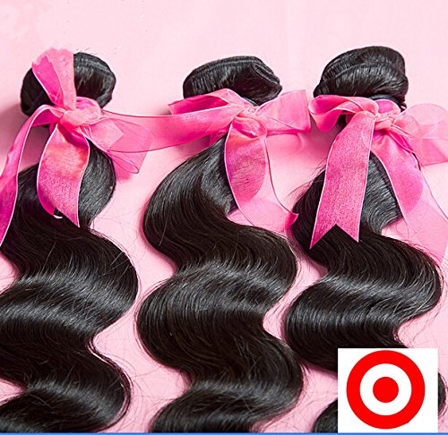 Junhair Virgin Philippines Remy Human Hair Weaves - 3 Bundles Mixed Length with 4x4 Closure - Body Wave Natural Color for Black Women | Perfect for Sew-in, Ponytail & Protective Styles