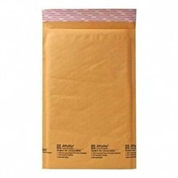 Sealed Air Jiffylite Self-Seal Mailer #0 (6x10 Inches) - Golden Brown Side Seam Shipping Envelopes - Pack of 25 - Perfect for Ecommerce, Small Packages & Document Mailing