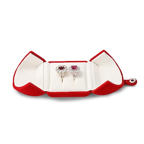 Red double ring box