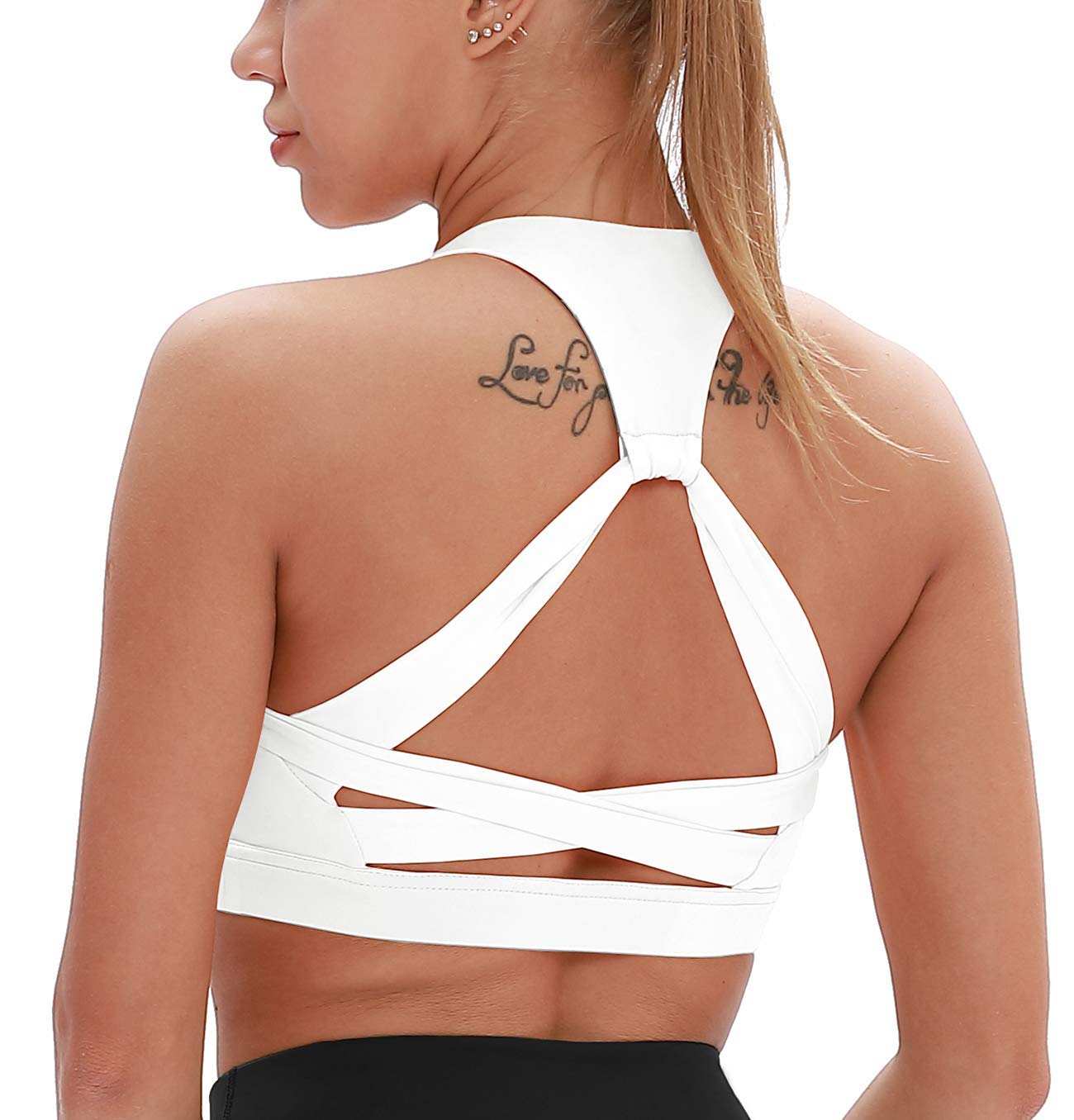 Icyzone Women's Workout Sports Bras - High Support Fitness, Running & Yoga Activewear Tops for Gym, Exercise & Daily Wear