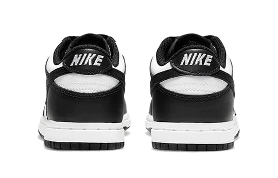 Nike Kids Dunk Low Retro Sneakers - White & Black - Comfortable & Stylish Basketball Shoes for Boys & Girls - Perfect for School, Sports & Casual Wear