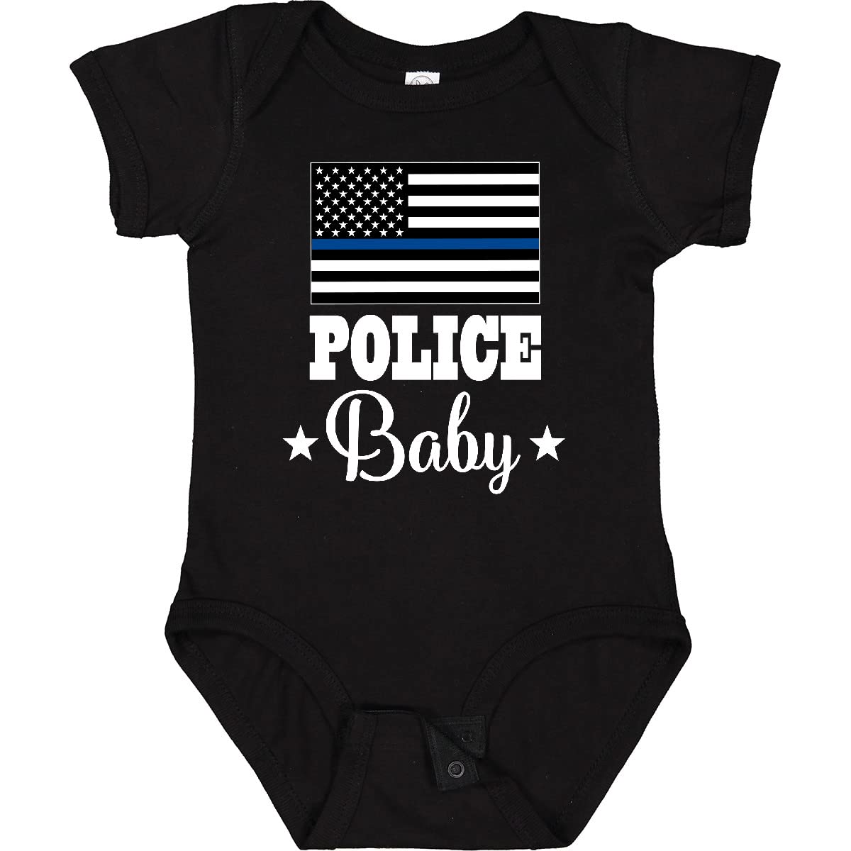 Inktastic Police Baby Law Enforcement Baby Bodysuit - Cute Cop-Themed Onesie for Infants & Toddlers - Perfect for Police Appreciation, Family Matching Outfits & Themed Parties