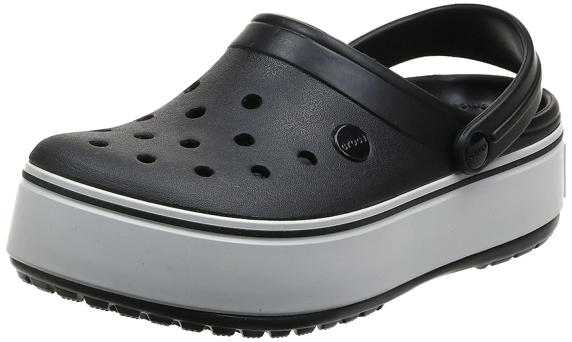 Crocs Men's & Women's Crocband Platform Clogs - Comfortable Slip-On Shoes for Walking, Work & Casual Wear