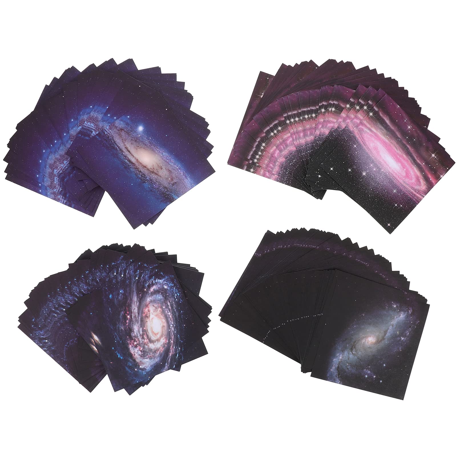 Origami Paper 400 Sheets - Dual Sided Galaxy Design DIY Craft Paper for Scrapbooking, Paper Arts, School Projects & Gifts (9.5x9.5cm) | Perfect for Kids Crafts, Classroom Activities & Creative Gift Wrapping