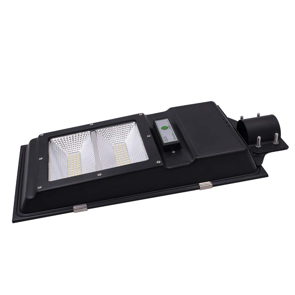 90W LED Solar Street Light with Radar Motion Sensor & Remote Control - Waterproof Outdoor Wall Lamp for Garden, Pathway, Driveway, and Backyard Lighting