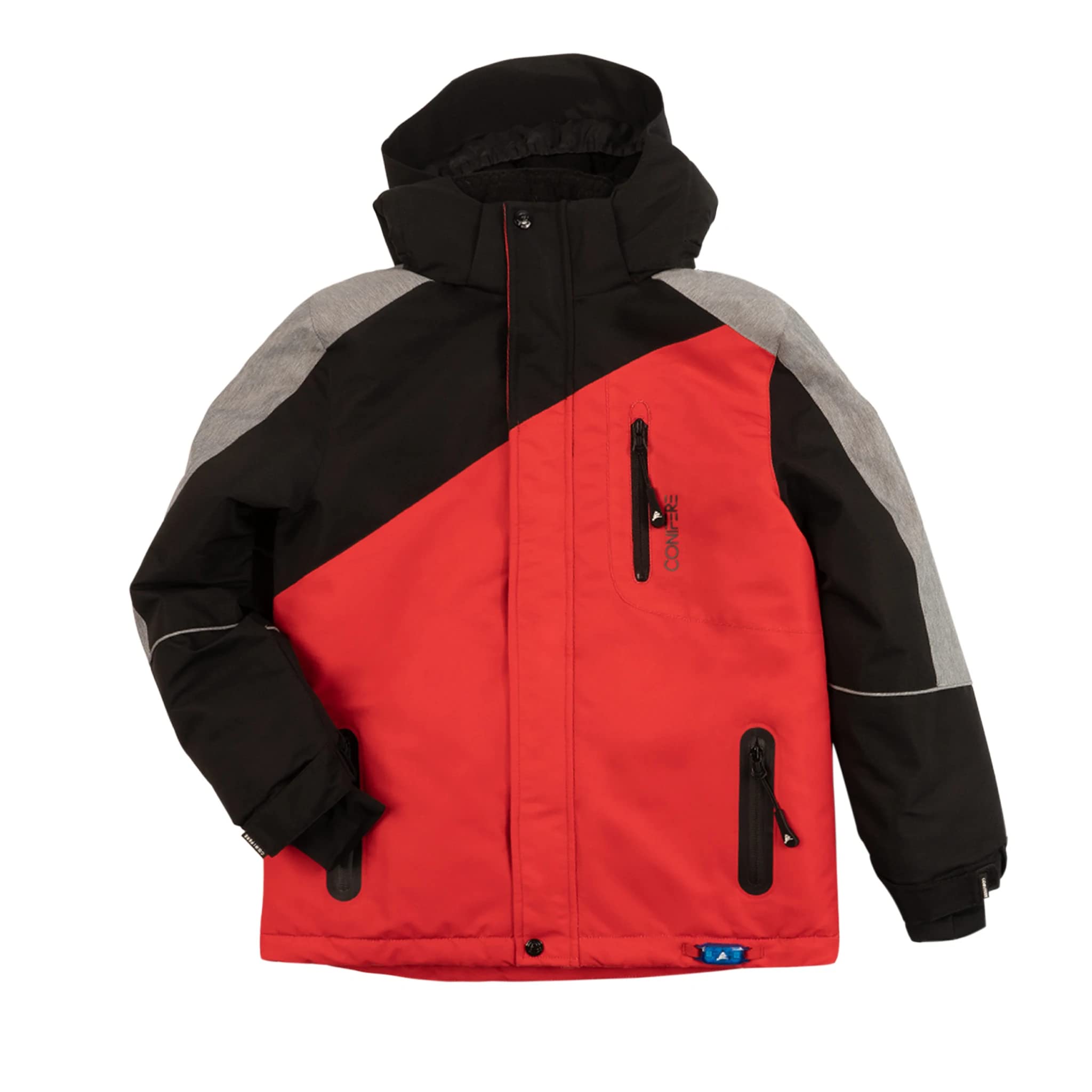 Flash Boys Snowsuit Set - Waterproof Winter Jacket & Pants for Toddlers (Red, Size 6) - Warm Snow Outfit for Skiing, Sledding & Outdoor Play