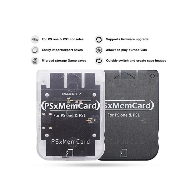 Micro SD Card Adapter for Playstation 1 PS1 - Play Classic Games with Expanded Storage for Retro Gaming Enthusiasts