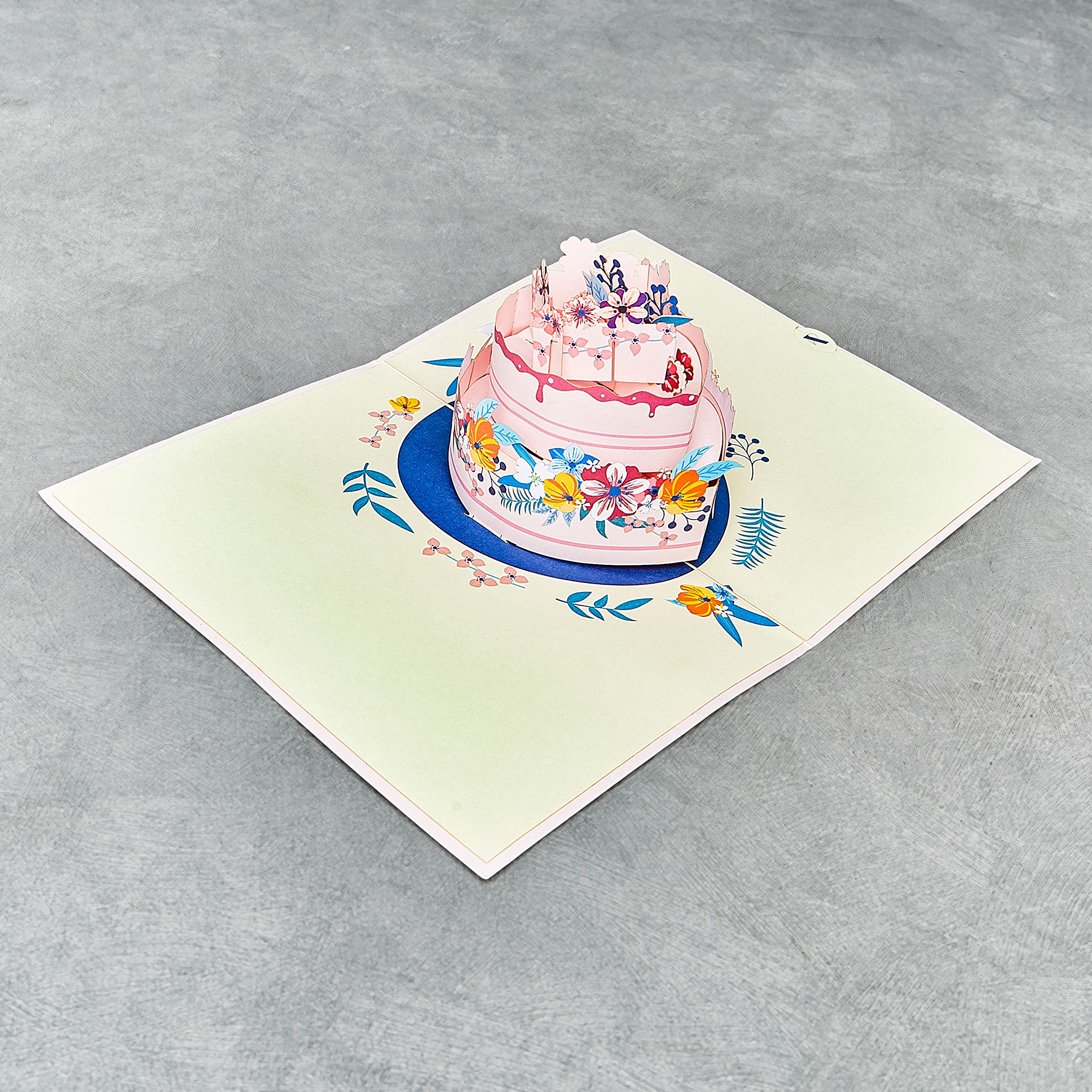 3D Birthday Cake Pop Up Card - Handmade Greeting Card for Mom, Wedding, Special Occasions | Perfect Gift for Birthdays, Anniversaries & Celebrations | Unique Cake-Themed Card for Memorable Moments