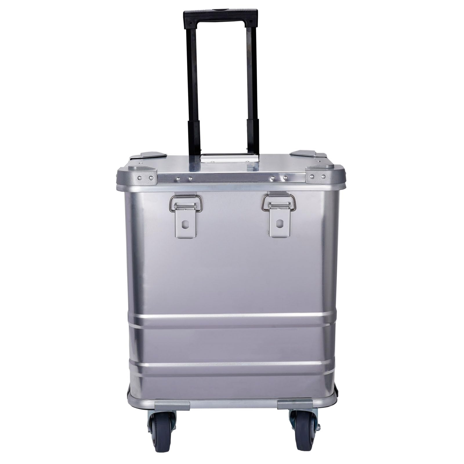 BORY Heavy-Duty Aluminum Tool Box - Square Storage Organizer for Truck Bed & Trailer | Durable Alloy Construction for Tools, Equipment & Outdoor Gear | Perfect for Work Sites, Camping & Vehicle Storage