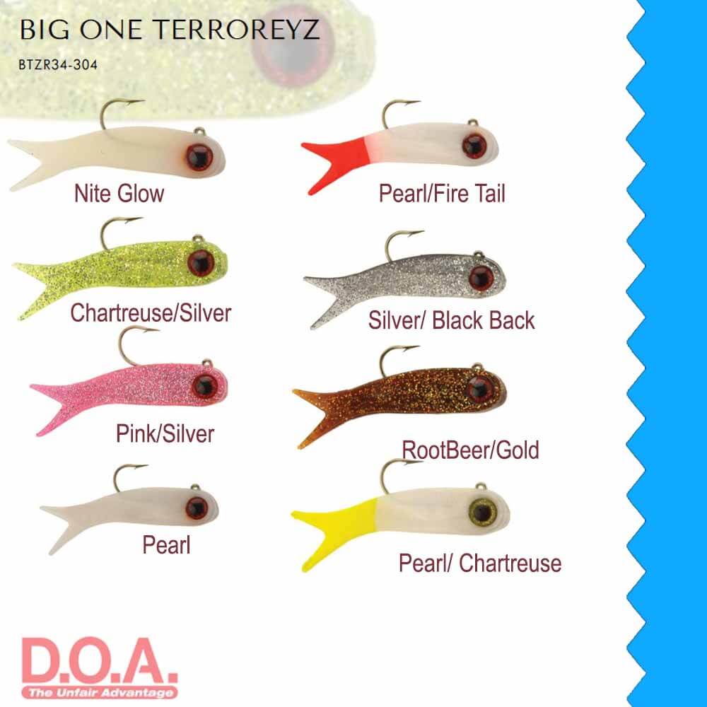 Doa Big One Terror Eyz Halloween Contact Lenses - Scary Cosplay Lenses for Horror Costumes & Themed Parties